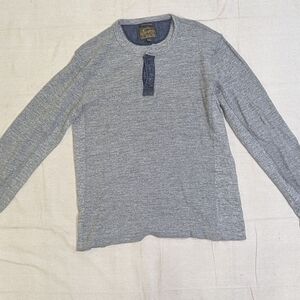 Lucky Brand Heather Gray Long Sleeve Shirt